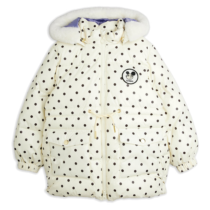 Ritzratz Patch Heavy Puffer in Off-White