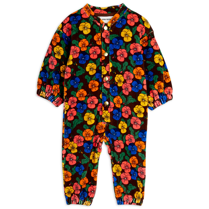 Violas AOP Velour Onesie in Multi