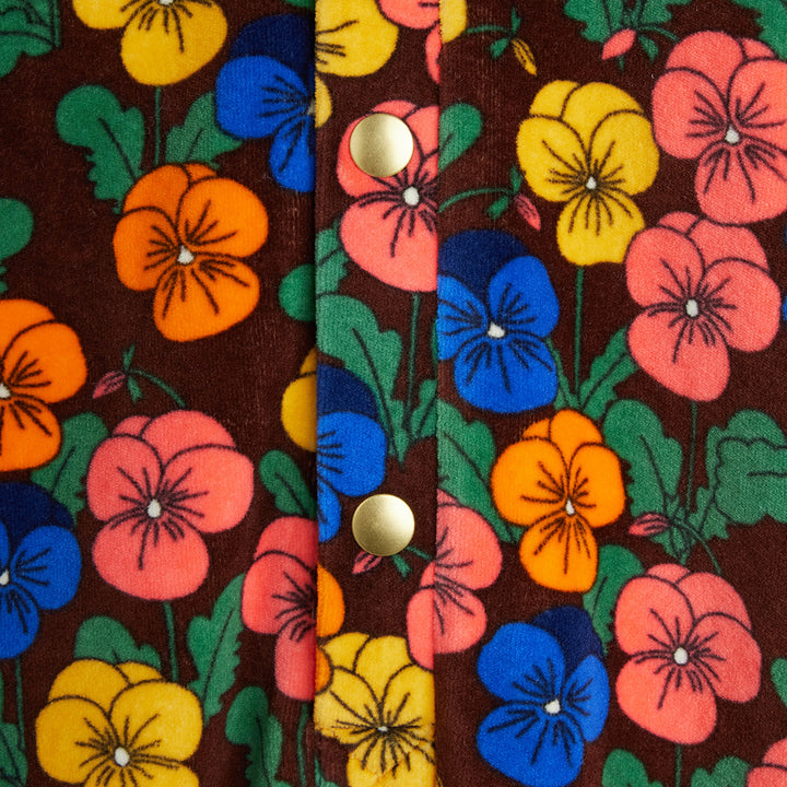 Violas AOP Velour Onesie in Multi