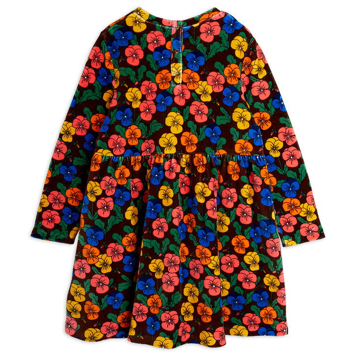 Violas AOP Velour Dress in Multi