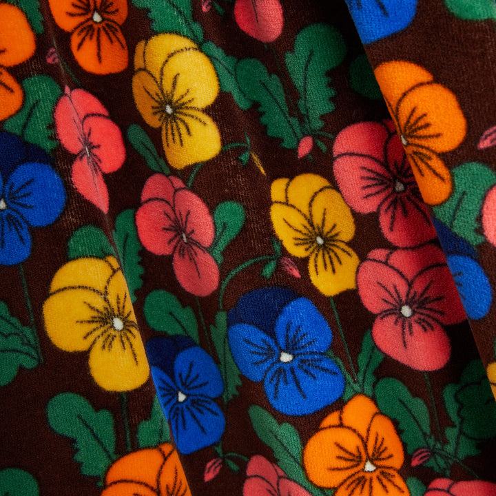 Violas AOP Velour Dress in Multi