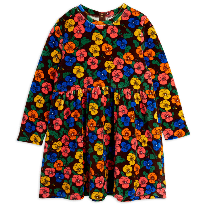 Violas AOP Velour Dress in Multi