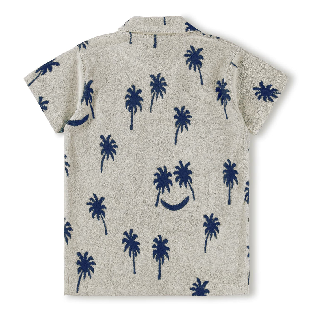 Randel T-Shirt in Palm Blue