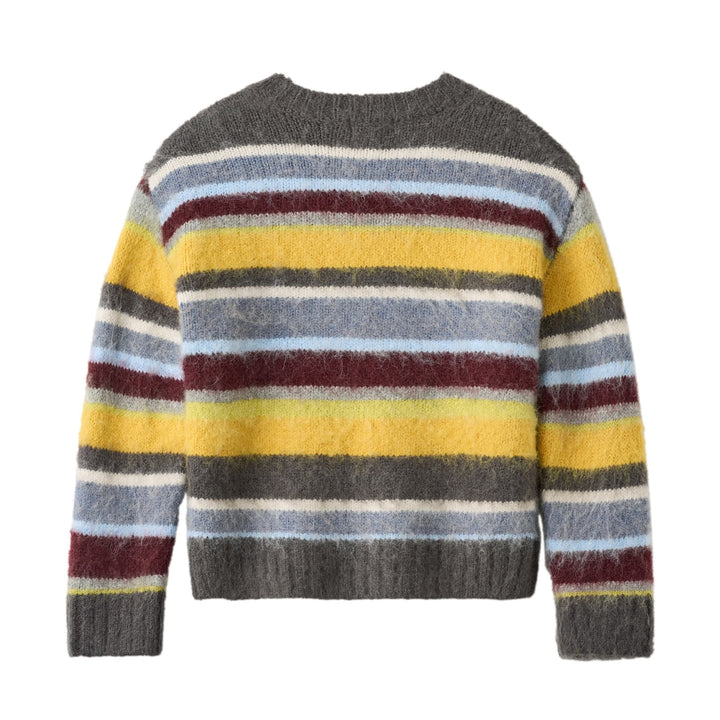 Brian Sweater in Fuzzy Stripes