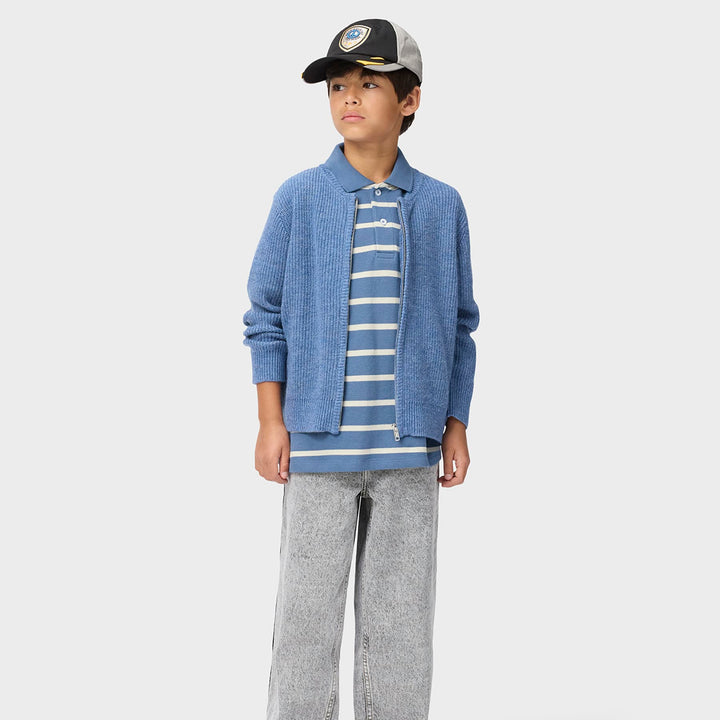 Bowen Cardigan in Twilight Blue