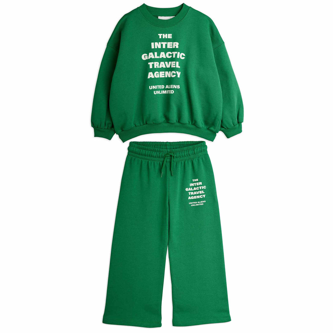 Travel Agency Sweatsuit in Green