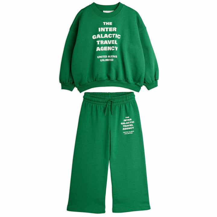 Travel Agency Sweatsuit in Green