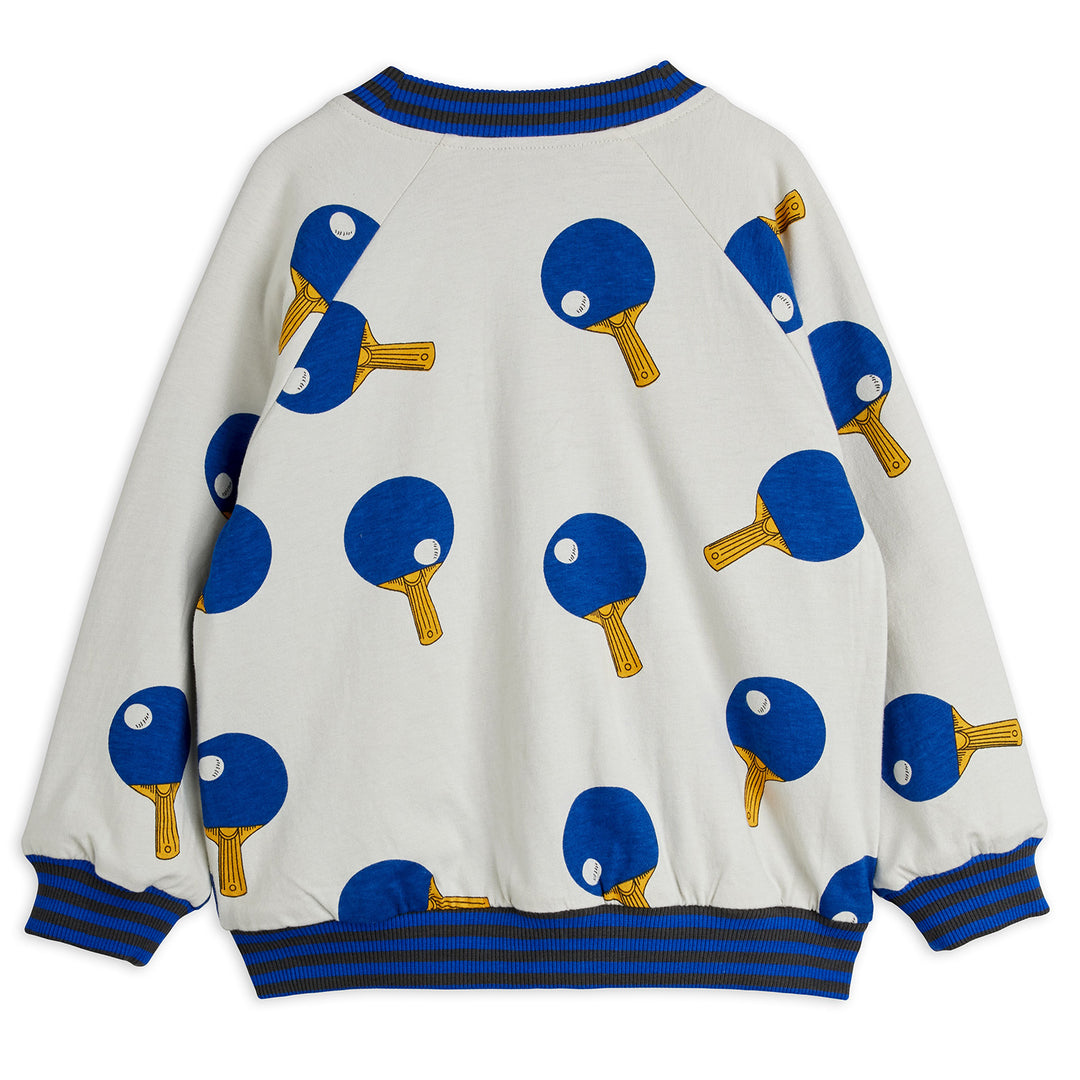 Table Tennis Reversible Baseball Jacket In Multi