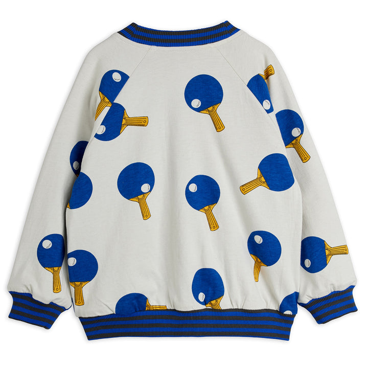 Table Tennis Reversible Baseball Jacket In Multi
