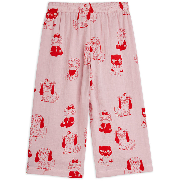 Minibabies Woven Trousers In Pink