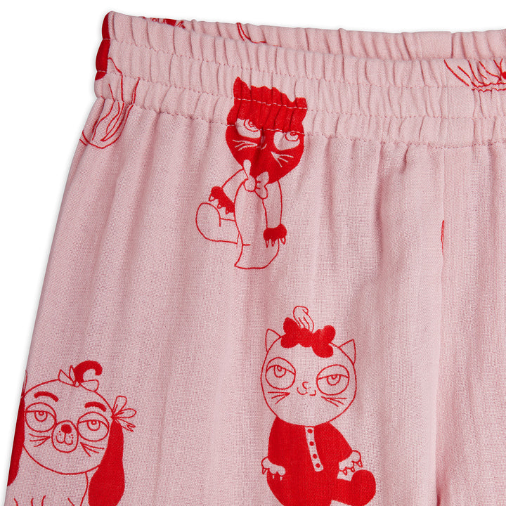 Minibabies Woven Trousers In Pink