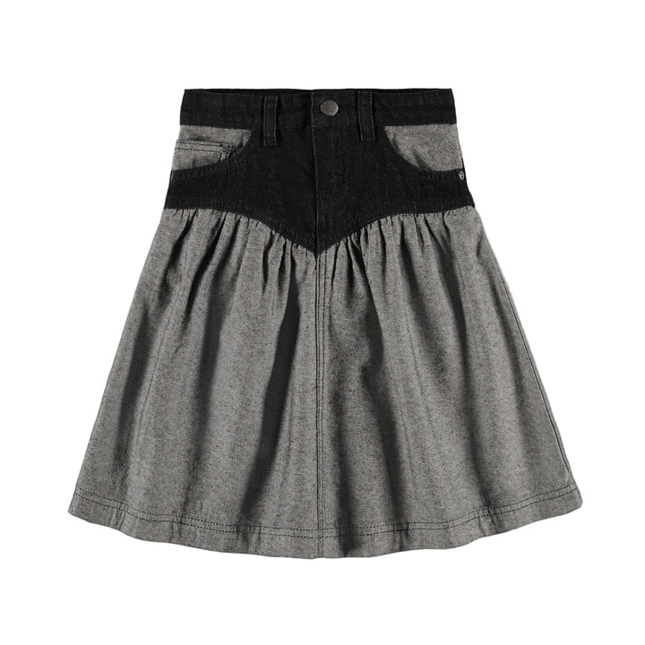 Becca Skirt in Two Sides Black