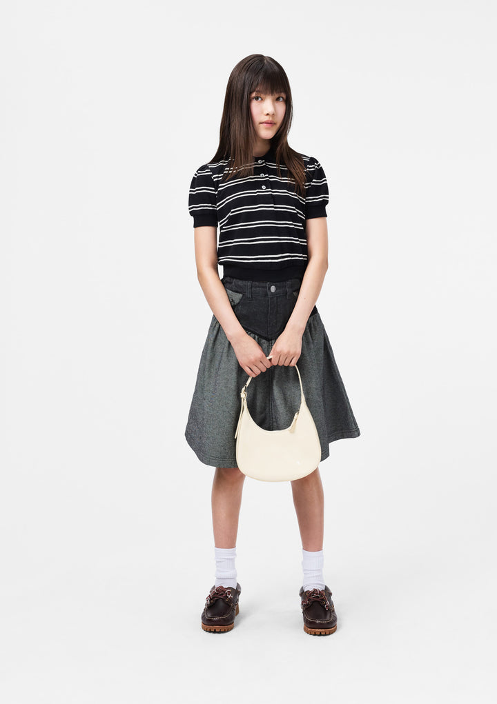 Becca Skirt in Two Sides Black