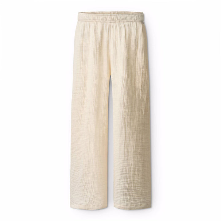 Agatha Woven Pants in Pearled Ivory