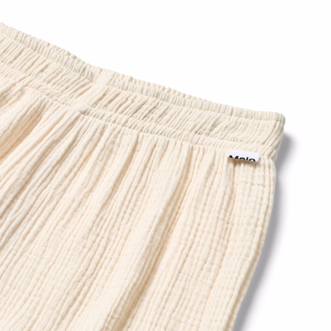 Agatha Woven Pants in Pearled Ivory