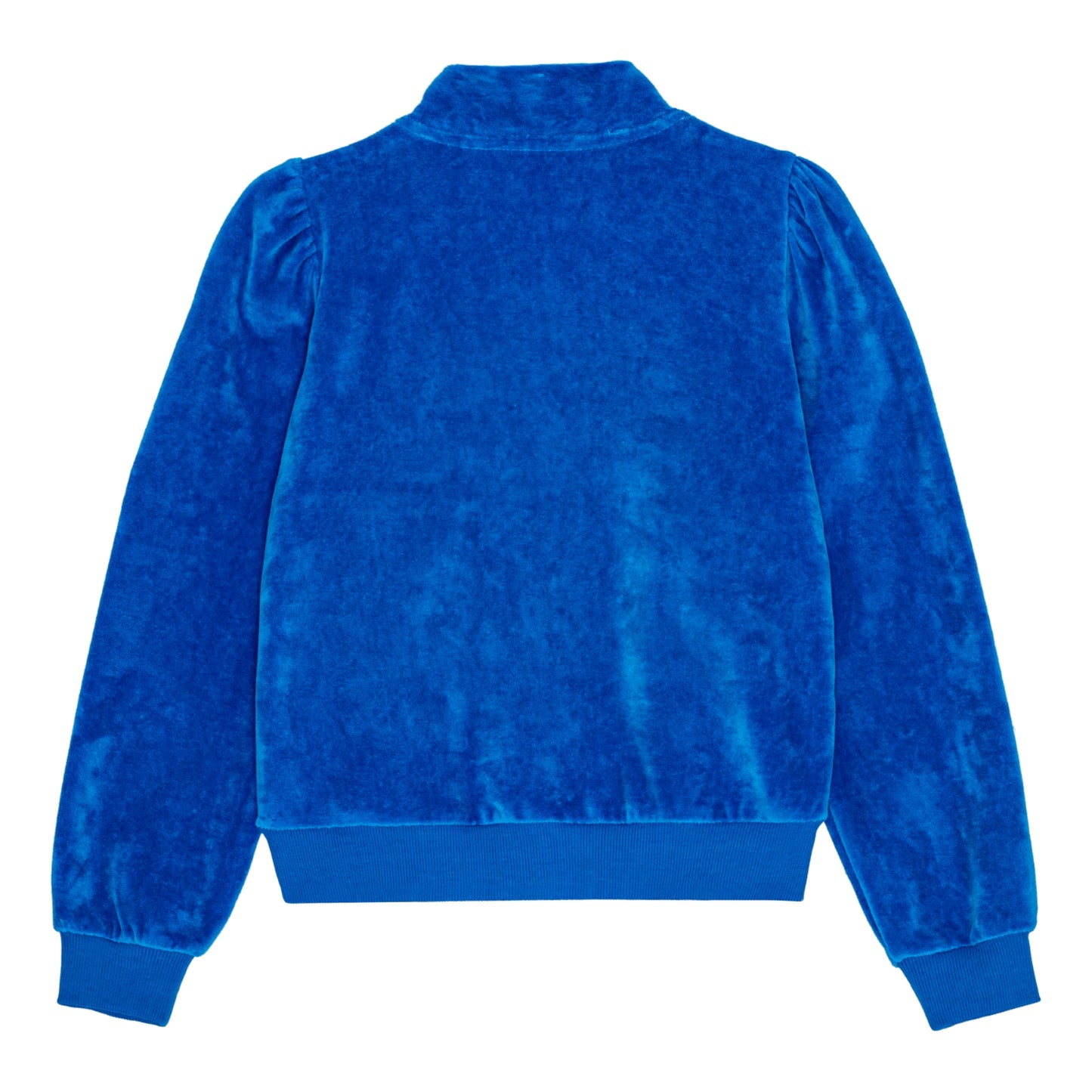 Malika Lapis Blue Zip Sweatshirt