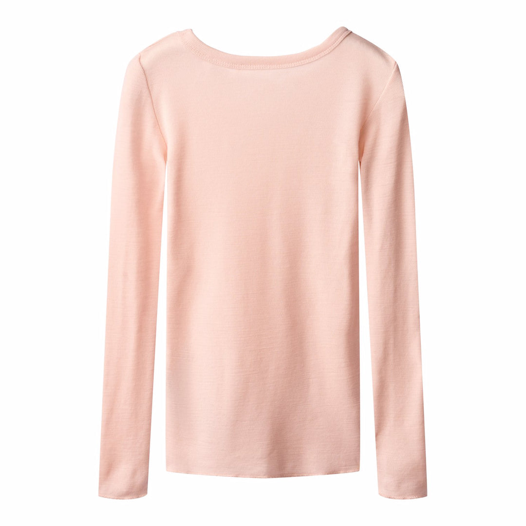 Rihanna Wool Layering T-shirt - Rose