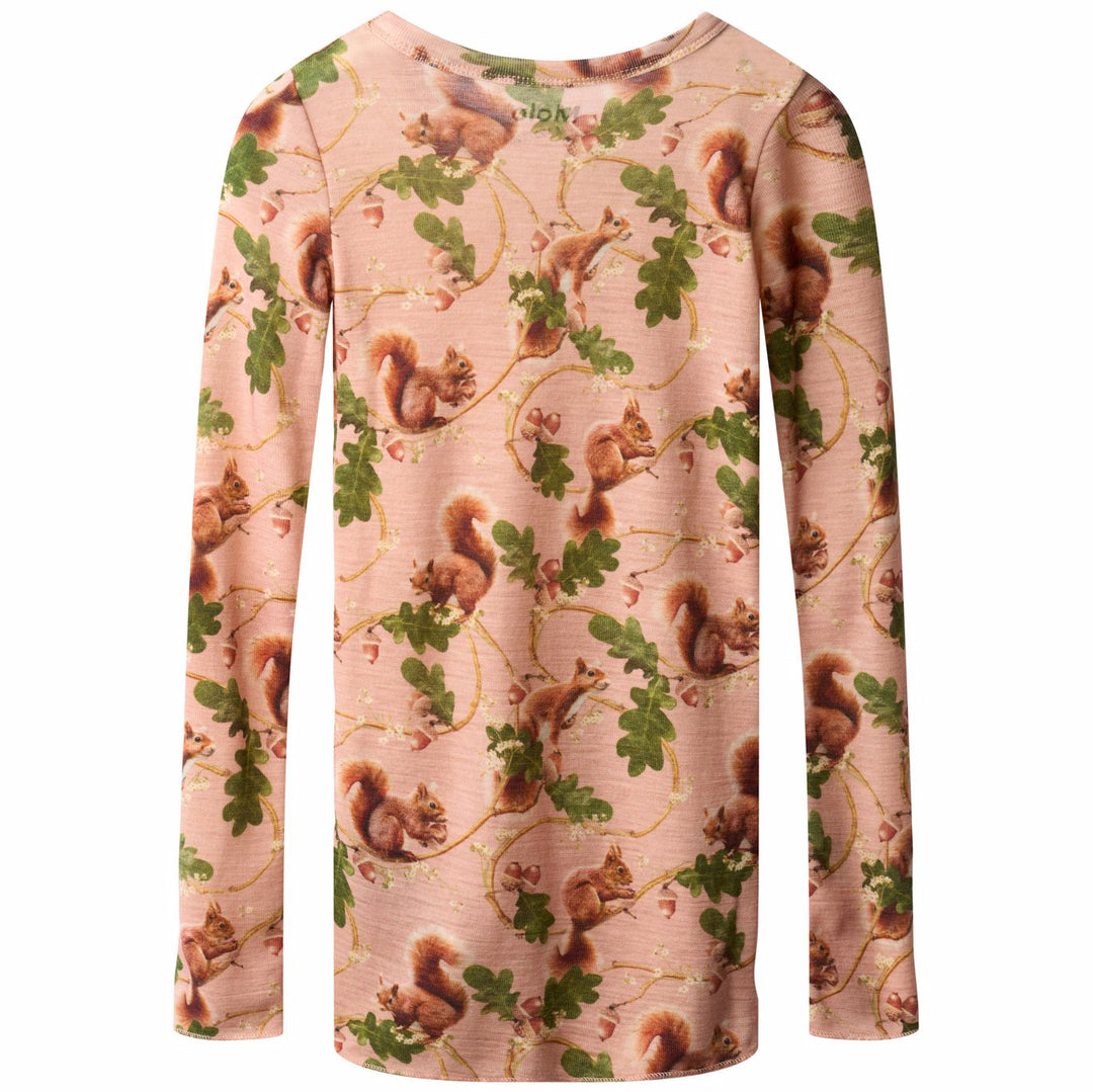 MOLO Rihanna Wool T-shirt - Squirrel Harmony