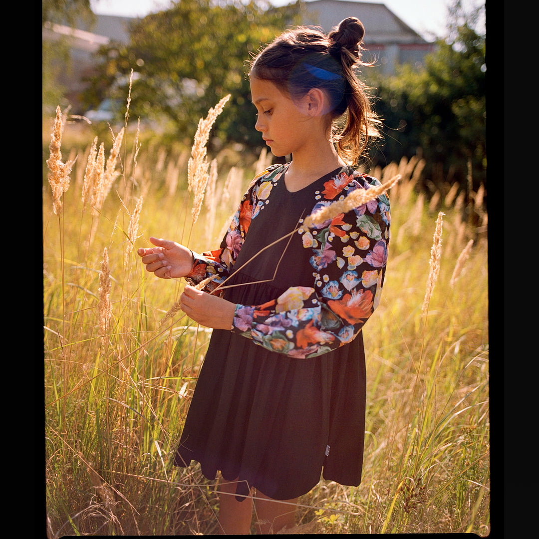 Cybil Dress - Rainbow Flowers
