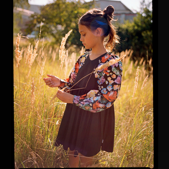 Cybil Dress - Rainbow Flowers