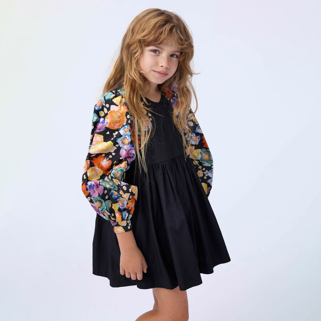 Cybil Dress - Rainbow Flowers