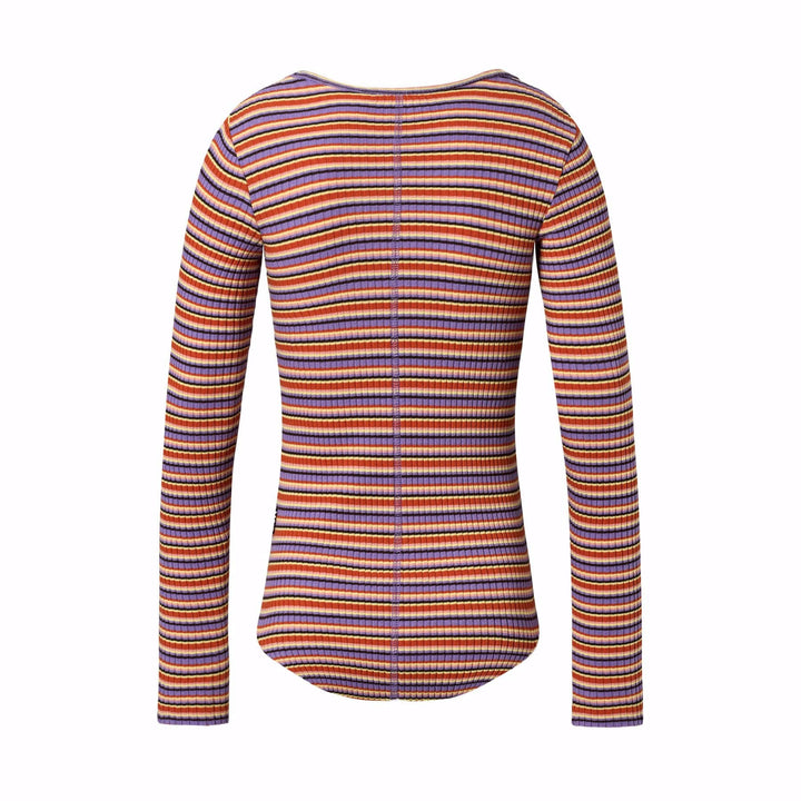Rochelle Tee in Purple Flame Stripe