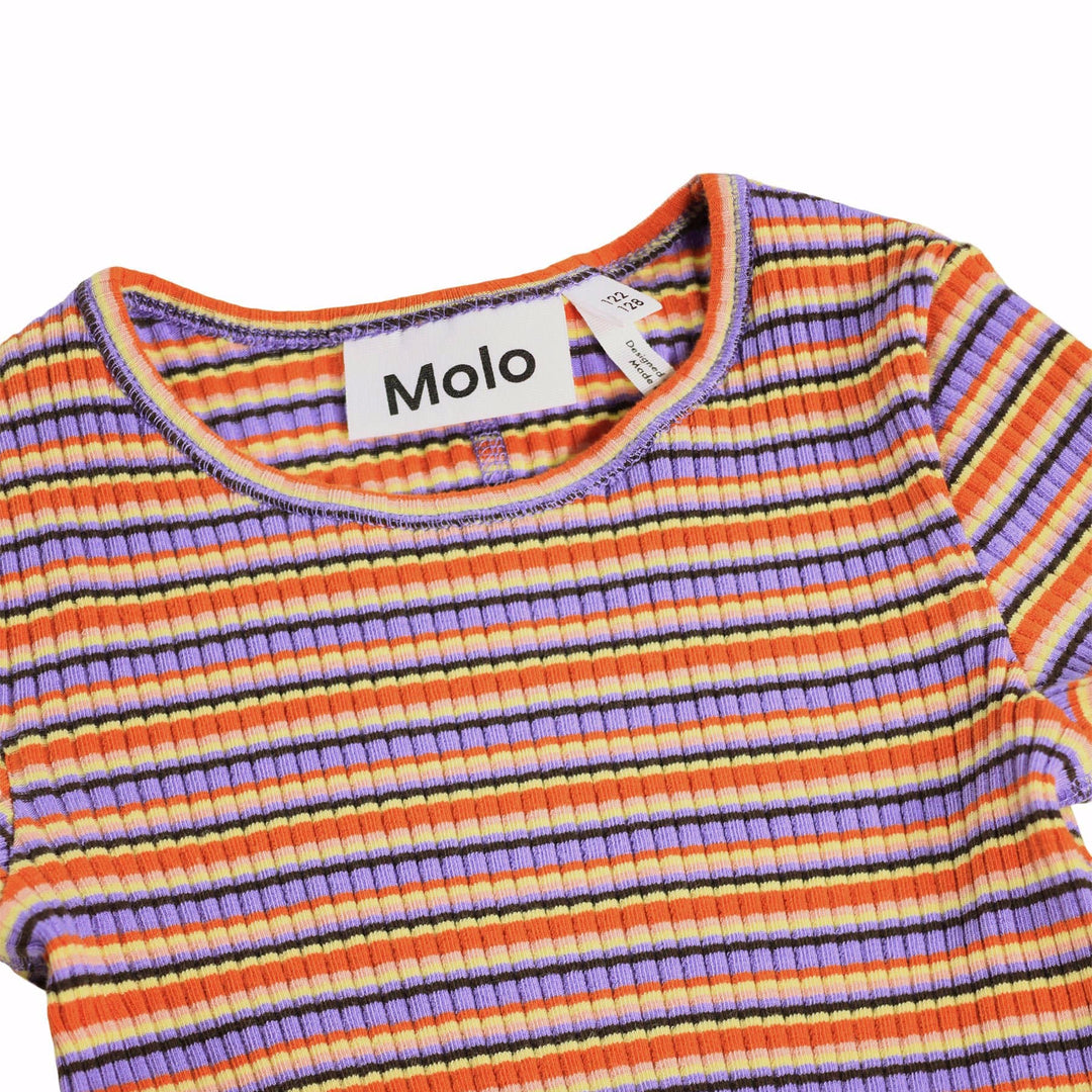Rochelle Tee in Purple Flame Stripe