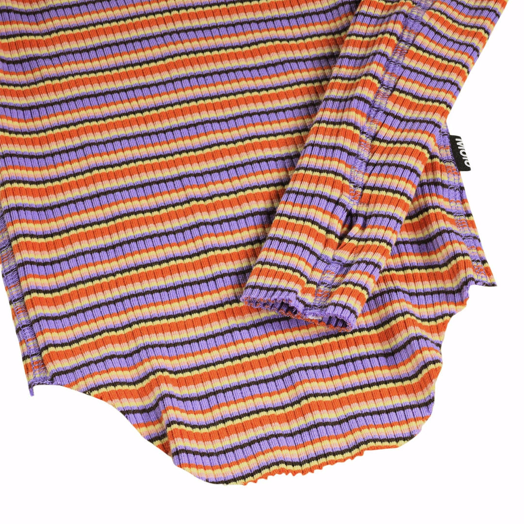 Rochelle Tee in Purple Flame Stripe