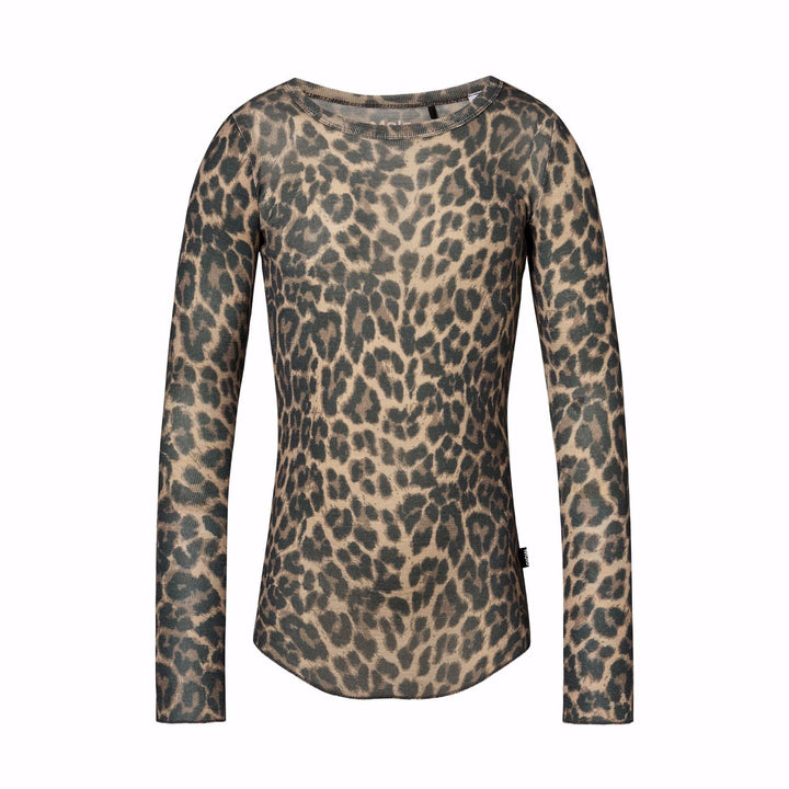 Rihanna Wool Tee in Brushed Leo