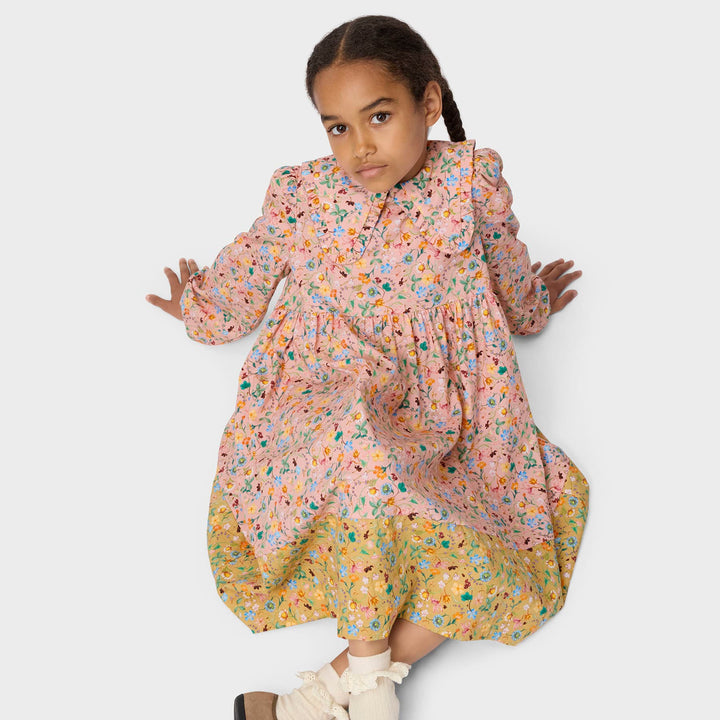 Clementina Dress in Delicate Flora