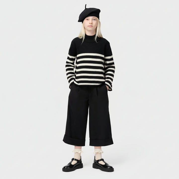 Alfreda Woven Pants in Black