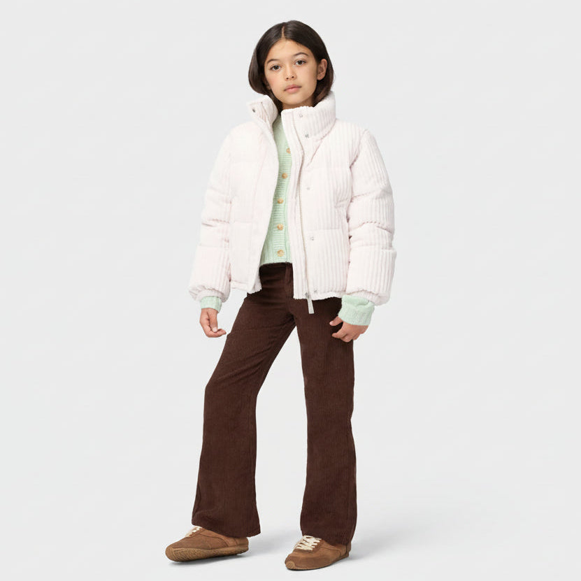 Aida Woven Pants in Bark Brown
