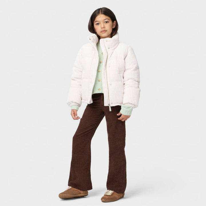 Aida Woven Pants in Bark Brown
