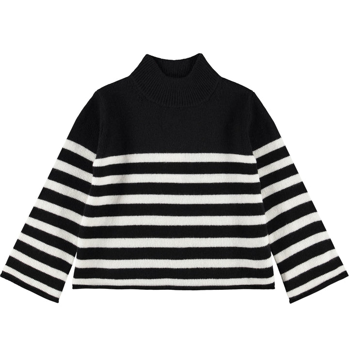 Govina Sweater in Black Pearled