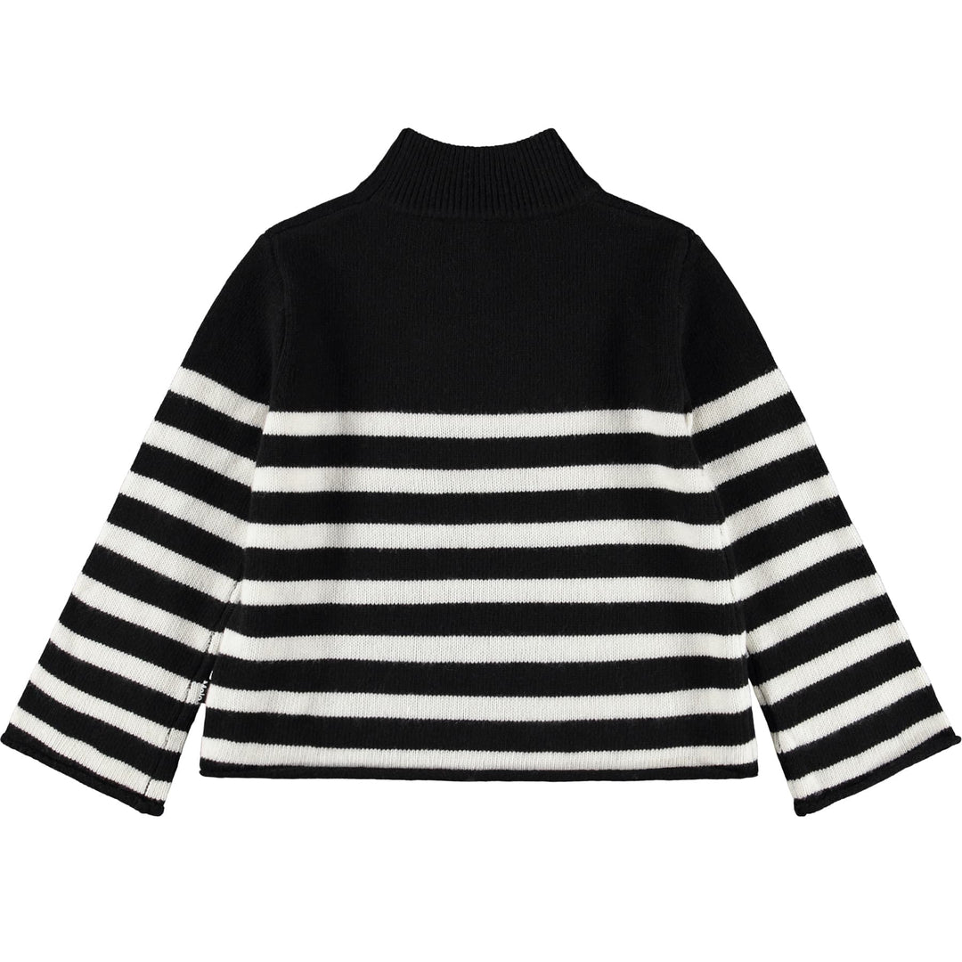 Govina Sweater in Black Pearled