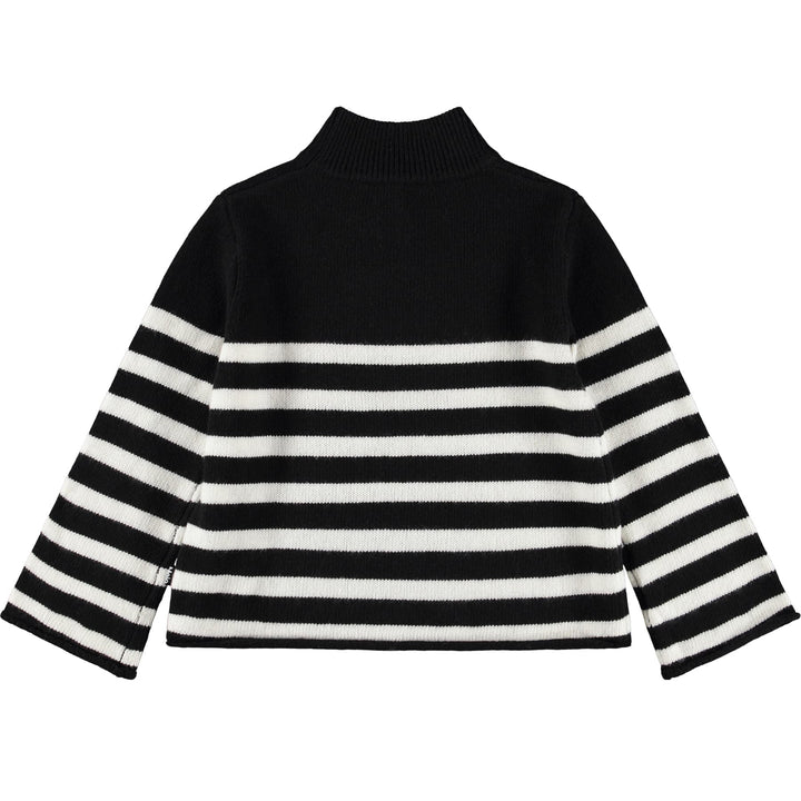 Govina Sweater in Black Pearled