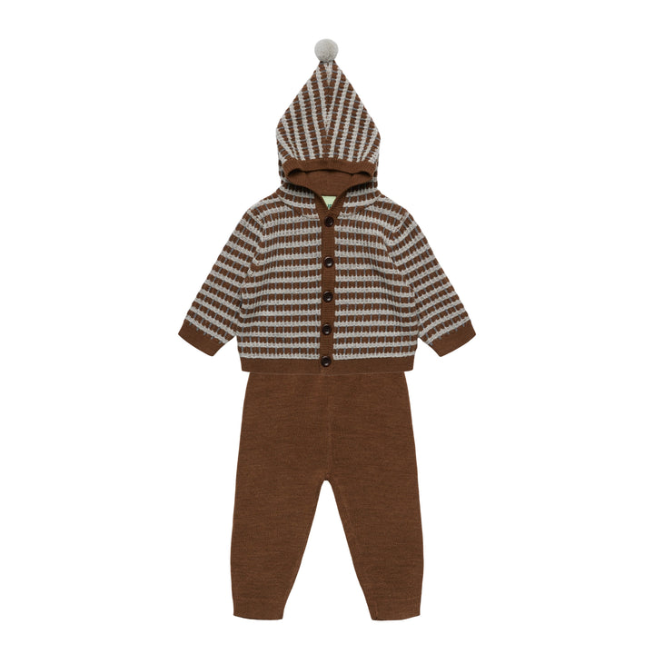 Baby Multi Cardigan Set in Hazel Melange
