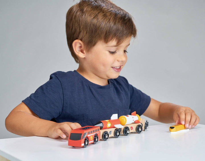 The Wooden Space Rocket Train
