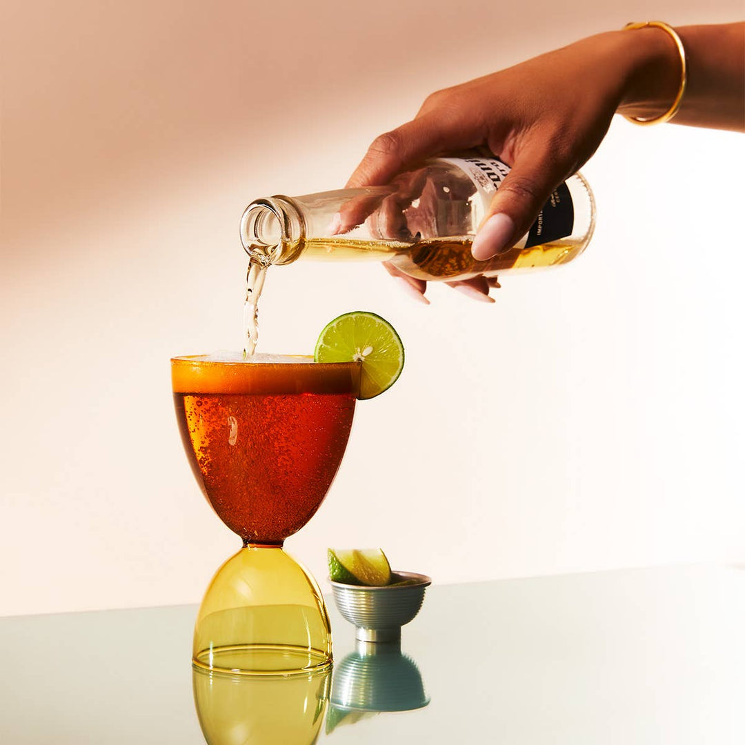 Classic Amber + Honey Cocktail/Liquor Glass