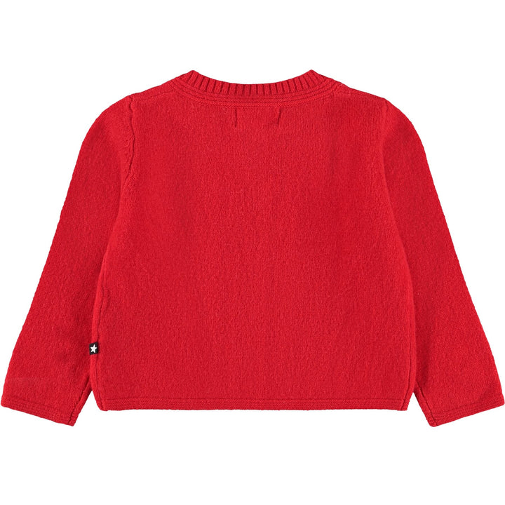 Gita Cardigan in Ruby Red