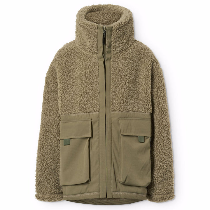 Utha Fleece Jacket - Bark Green