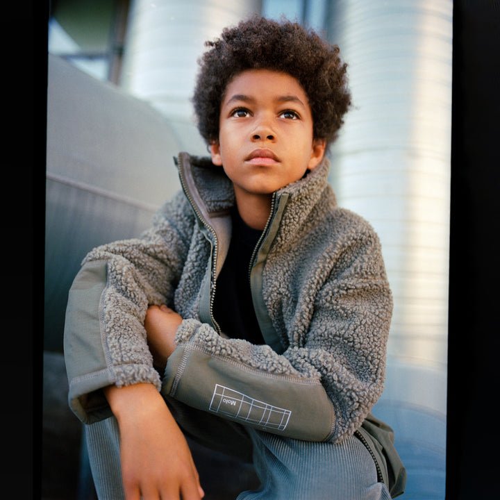Utha Fleece Jacket - Bark Green
