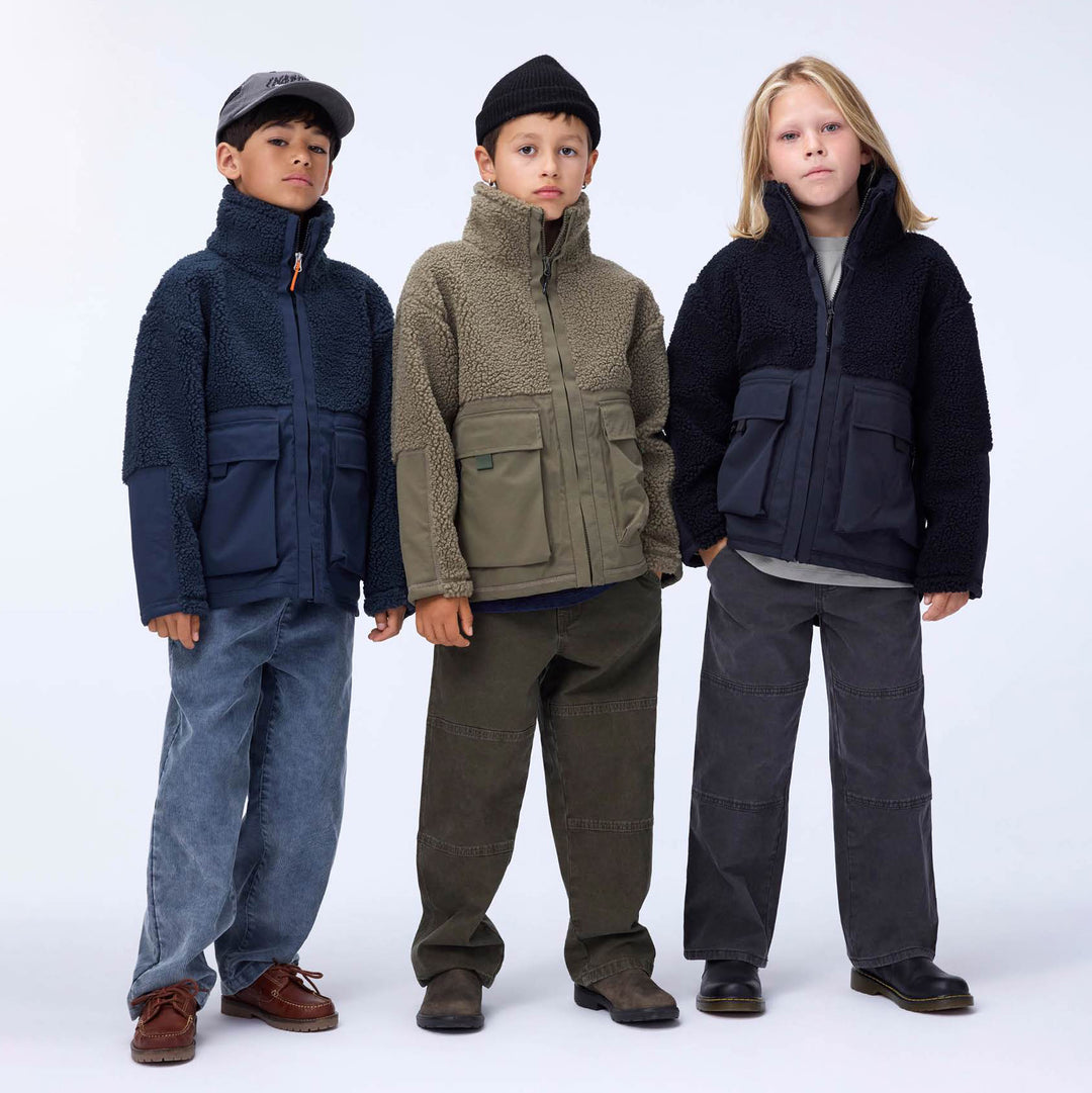 Utha Fleece Jacket - Bark Green