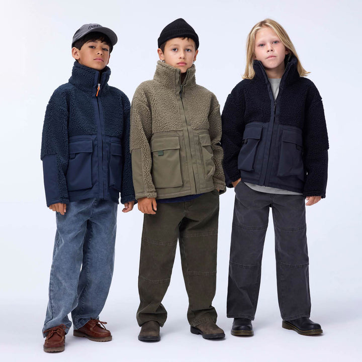 Utha Fleece Jacket - Bark Green