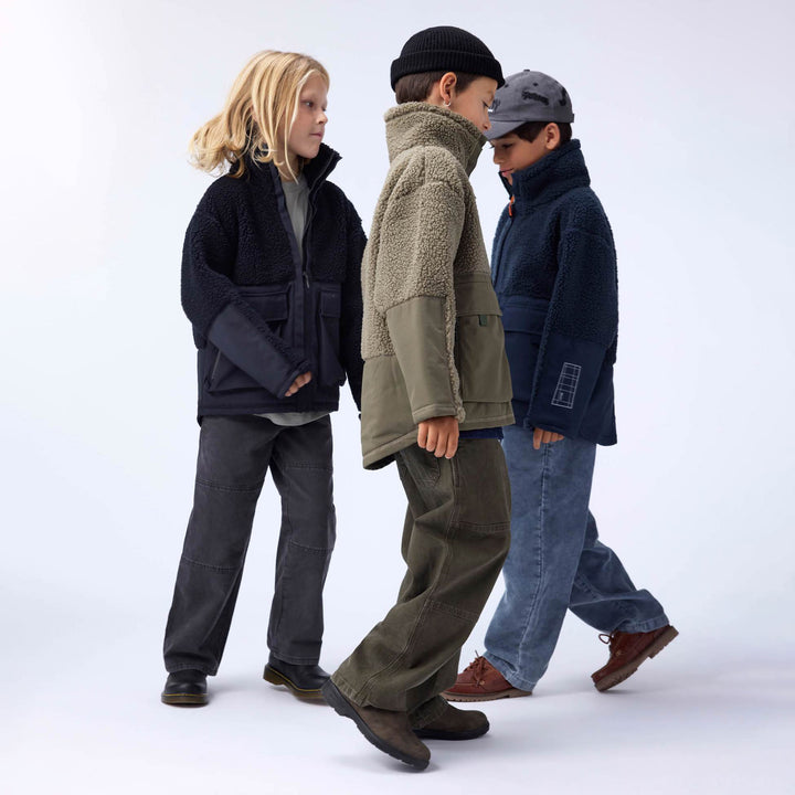 Utha Fleece Jacket - Bark Green