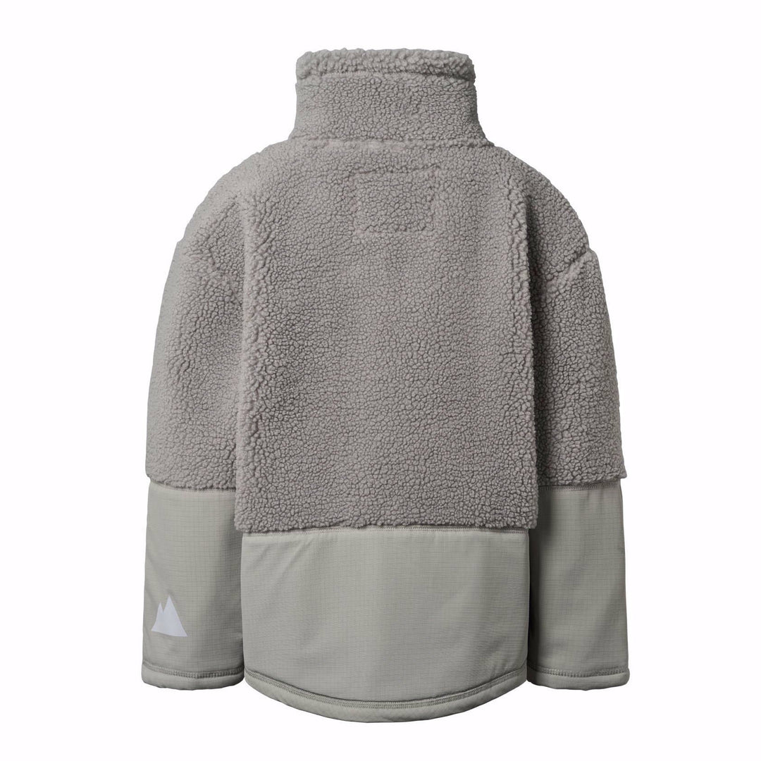 Utha Fleece Jacket in Grey Melange