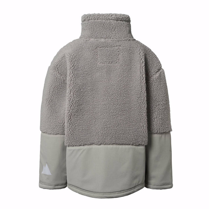 Utha Fleece Jacket in Grey Melange