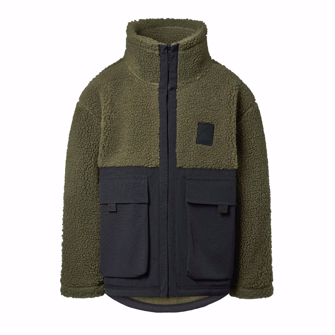 Utha Fleece Jacket in Bark