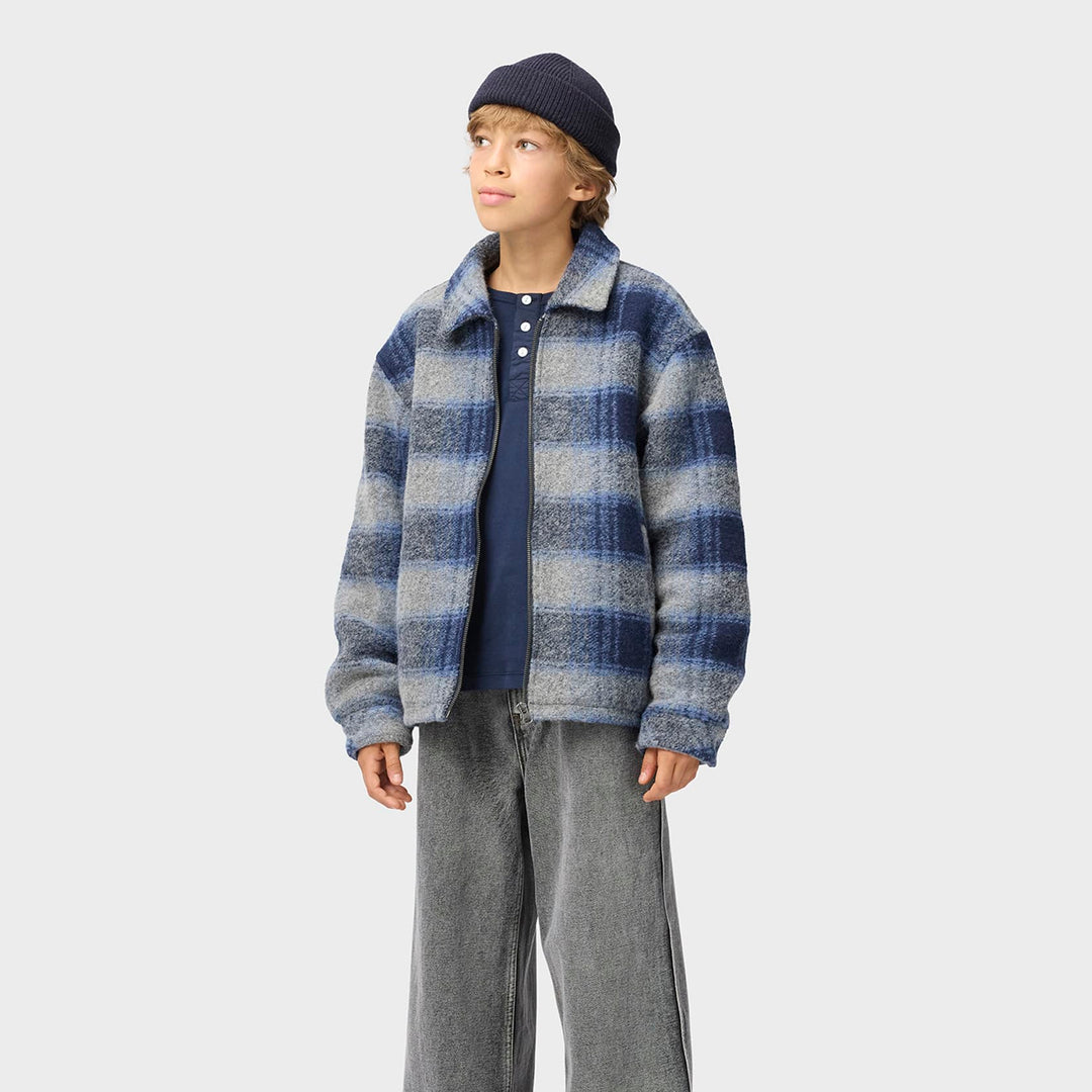 Hutton Jacket in Eclipse Check