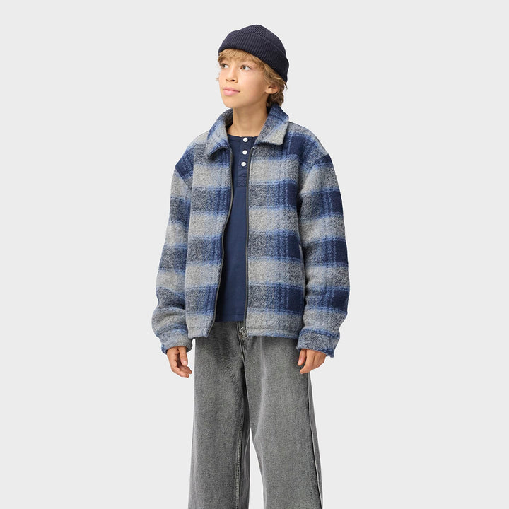 Hutton Jacket in Eclipse Check